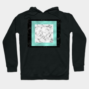 Mint marble VIII Hoodie